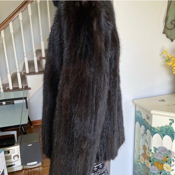 COPY - Vintage Dark Ranch Mink Fur Jacket - Picture 8 of 11